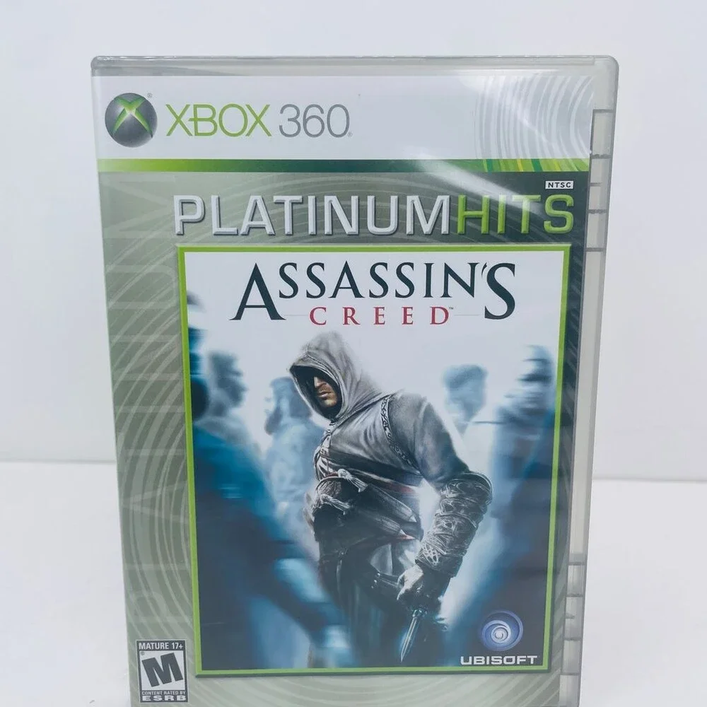 Assassin's Creed Platinum Hits (Microsoft Xbox 360, 2007) Complete W/ Manual